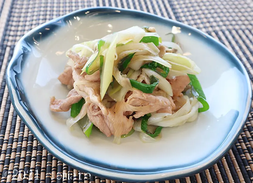 豚肉の酢醤油炒め