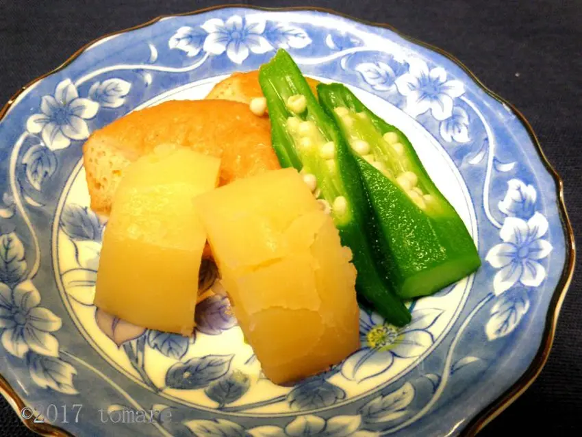 がんもとじゃが芋の煮物