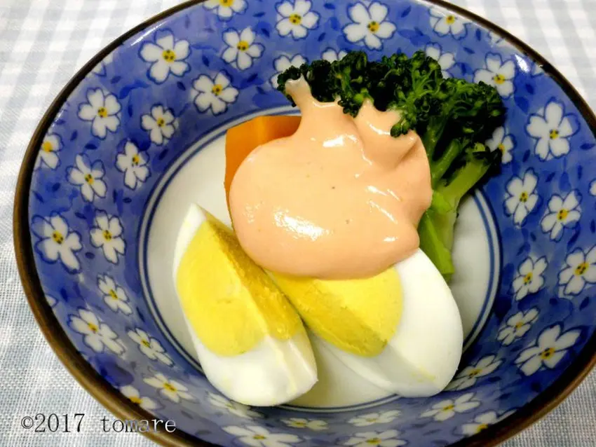 卵と野菜のサラダメインイメージ