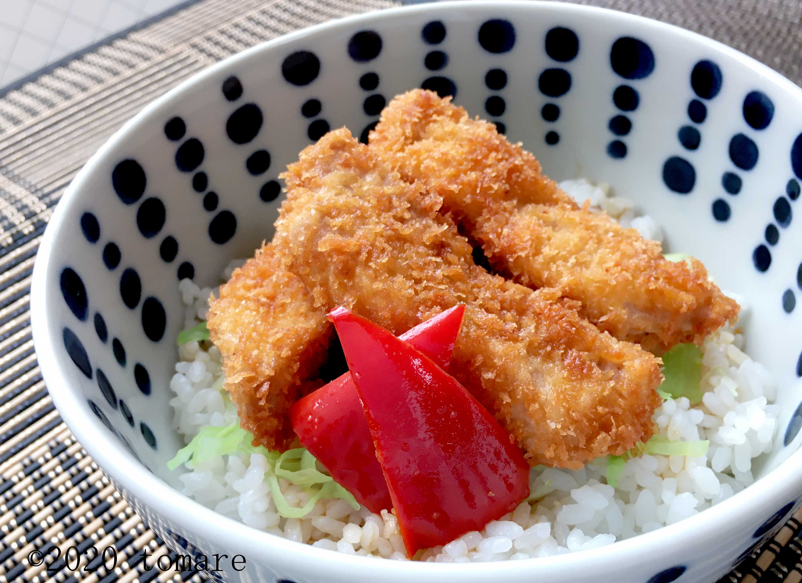 カジキのソースかつ丼 | 透析食.com 管理栄養士が全レシピ考案！透析患者さん向け食事療法総合サイト