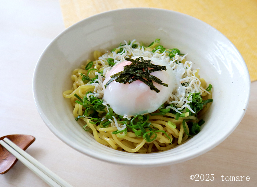 しらす混ぜそば | 透析食.com 管理栄養士が全レシピ考案！透析患者さん