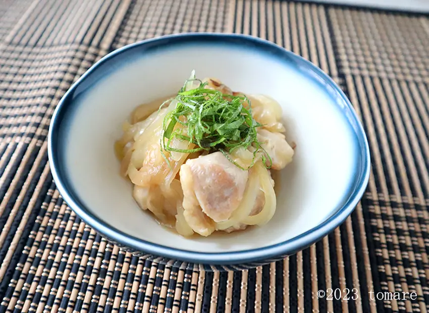 鶏肉の酒煮