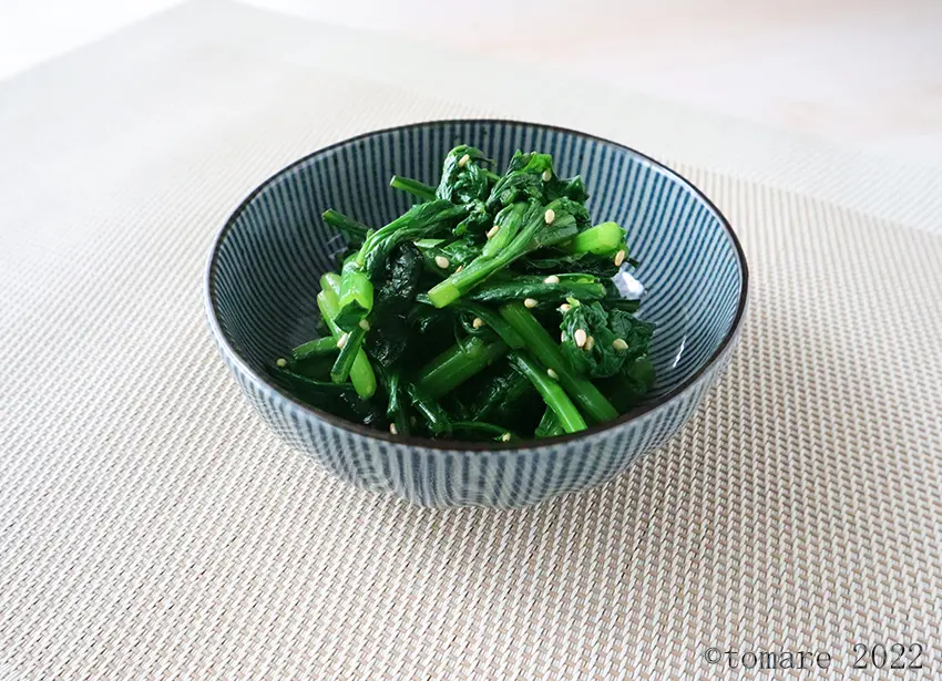 春菊と海苔のナムル